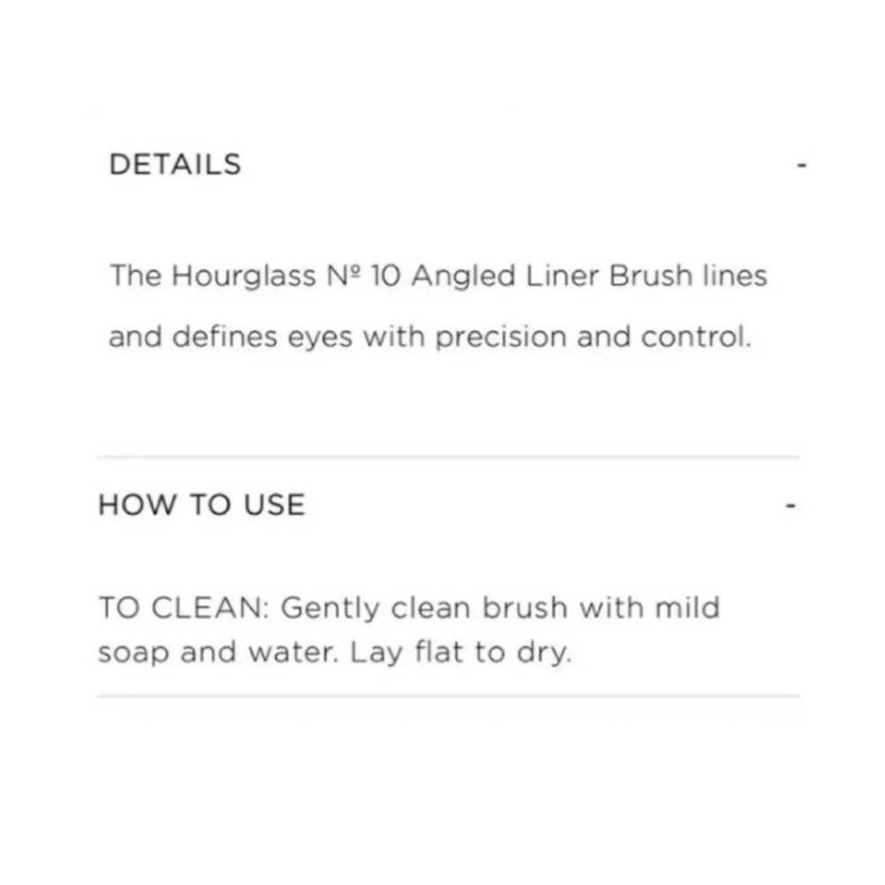 HOURGLASS No. 10 Angled Liner Brush | ~NEW~ - Picture 5 of 6